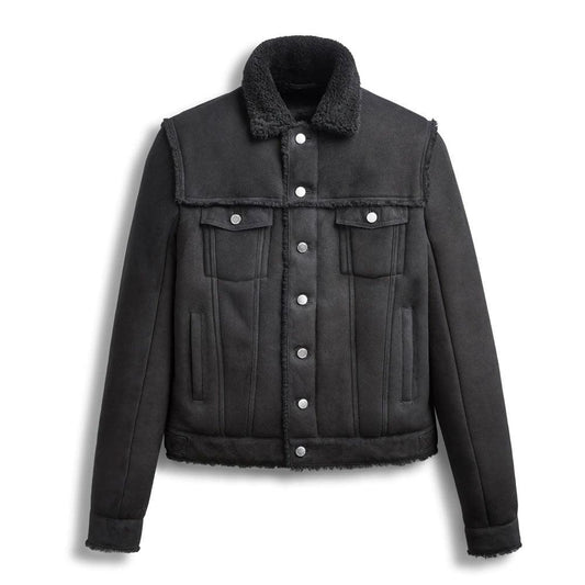 Shearling leather Jacket - Leather Loom