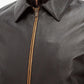 Men Traditional Black Leather Jacket - Leather Loom