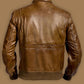Men Traditional Brown Leather Jacket - Leather Loom