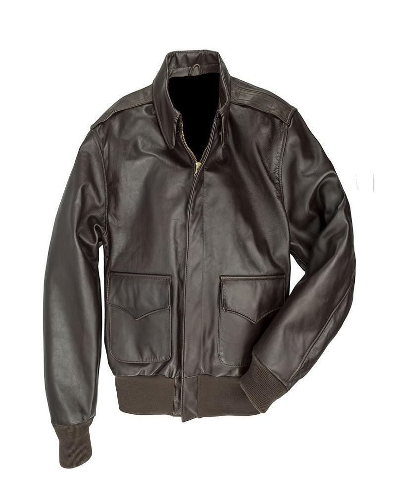Men World War Leather Jacket - Leather Loom