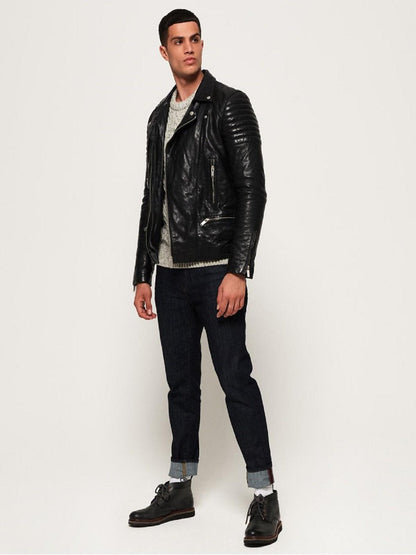 Black Leather Jacket - Leather Loom