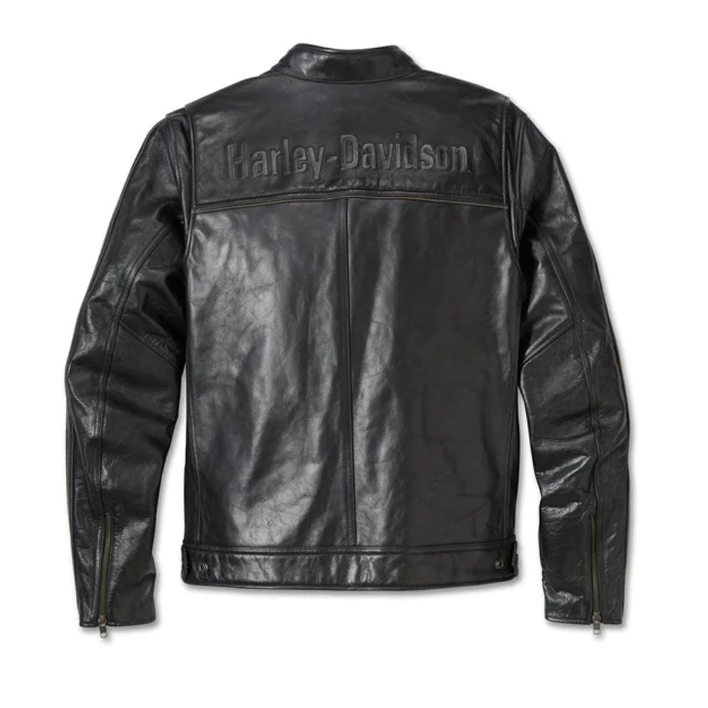 Harley-Davidson Layering System Café Racer Leather Jacket - Leather Loom