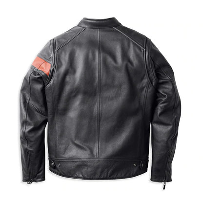 Hwy-100 Waterproof Leather Jacket - Leather Loom