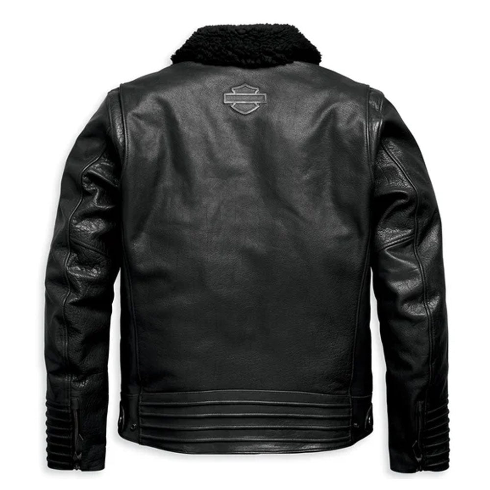 Maverick Leather Biker Jacket – Black - Leather Loom