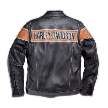 Victory Lane Leather Jacket For Men - Leather Loom