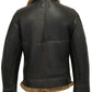 Mens Winter Aviator B3 Leather Jacket With Fur - Leather Loom