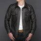 Mens Full Sleeves Leather Shirt - Leather Loom
