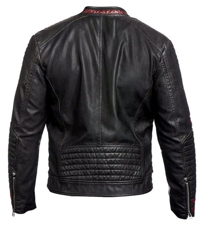 New Mass Effect 3 N7 Genuine Black Leather Jacket - Leather Loom