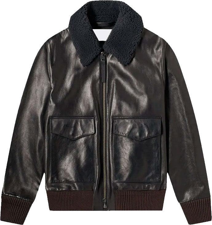 Real Quality Mens Leather Jacket With Fur - Leather Loom