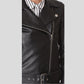 Sandra Black Biker Leather Jacket - Leather Loom