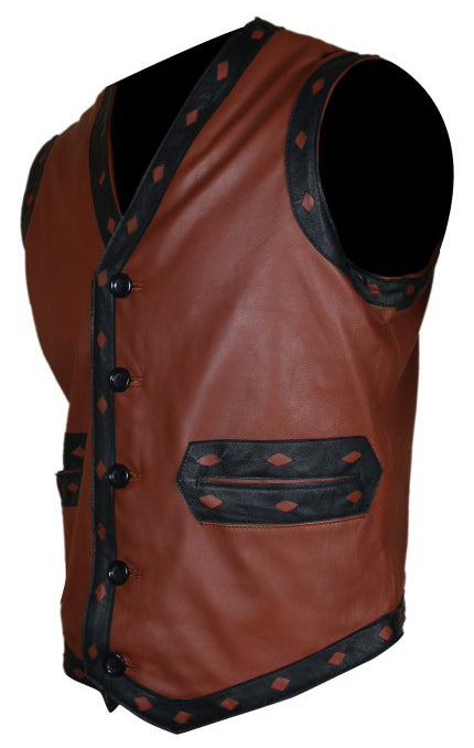 The Warriors Leather Vest - Leather Loom