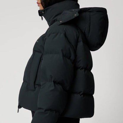 Women Mate Black Winter Puffer Jacket - Leather Loom