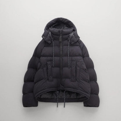 Women's Black Puffer Jacket - Leather Loom