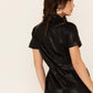 Women's One Piece Black Leather Suit - Leather Loom