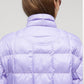 Women's Purple Winter Warmth Puffer Jacket - Leather Loom