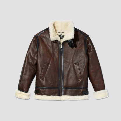 B-3 Flight Leather Bomber Jacket