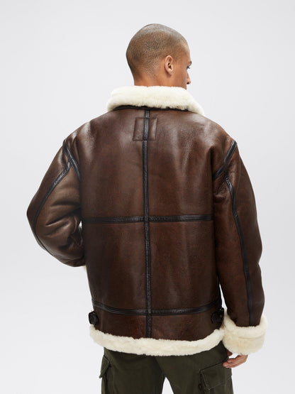 B-3 Flight Leather Bomber Jacket