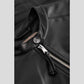 Cora Black Biker Leather Jacket - Leather Loom