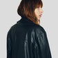 Lucia Black Biker Leather Jacket - Leather Loom