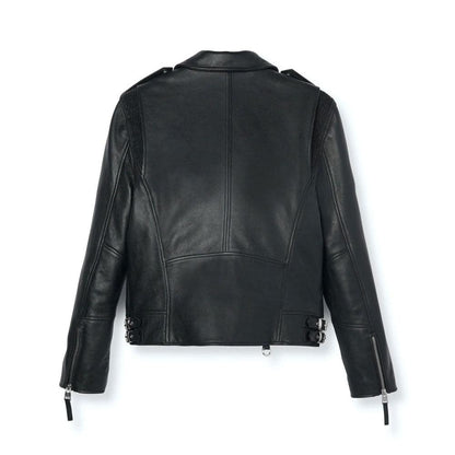 Black Biker Leather Jacket for Men - Leather Loom