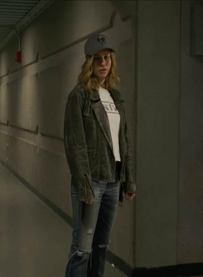 BRIE LARSON CAPTAIN MARVEL LEATHER JACKET - Leather Loom