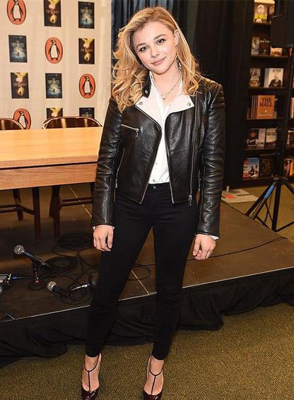 CHLOE GRACE MORETZ LEATHER JACKET - Leather Loom