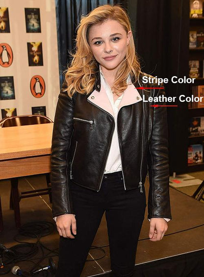 CHLOE GRACE MORETZ LEATHER JACKET - Leather Loom