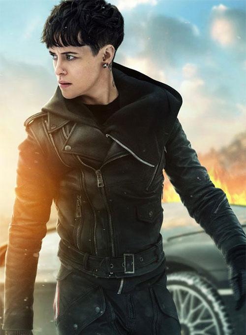 CLAIRE FOY THE GIRL IN THE SPIDER'S WEB LEATHER JACKET - Leather Loom