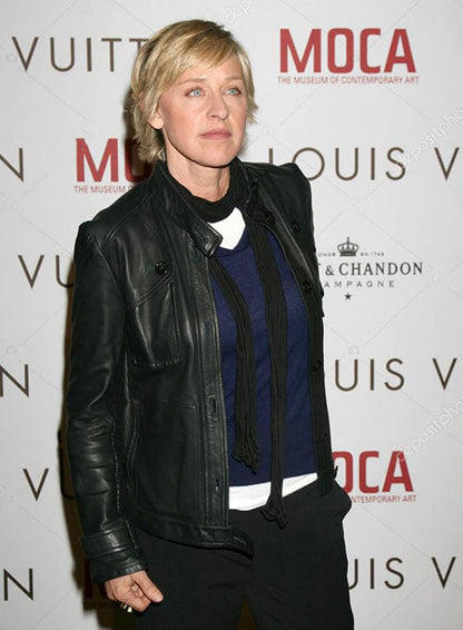 ELLEN DEGENERES LEATHER JACKET - Leather Loom