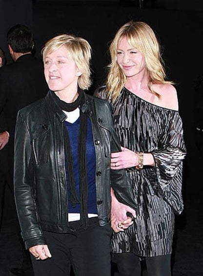 ELLEN DEGENERES LEATHER JACKET - Leather Loom