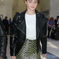 Emma Watson Black Leather Jacket