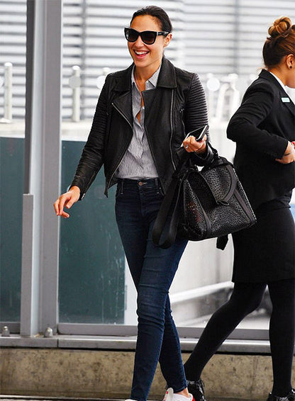 GAL GADOT LEATHER JACKET - Leather Loom