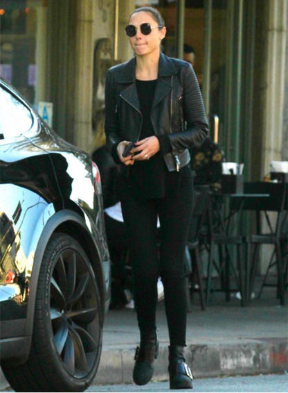 GAL GADOT LEATHER JACKET - Leather Loom