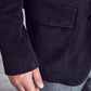 Men Black Suede Leather Jacket - Leather Loom