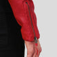 Buel Red Motorcycle Leather Jacket - Leather Loom