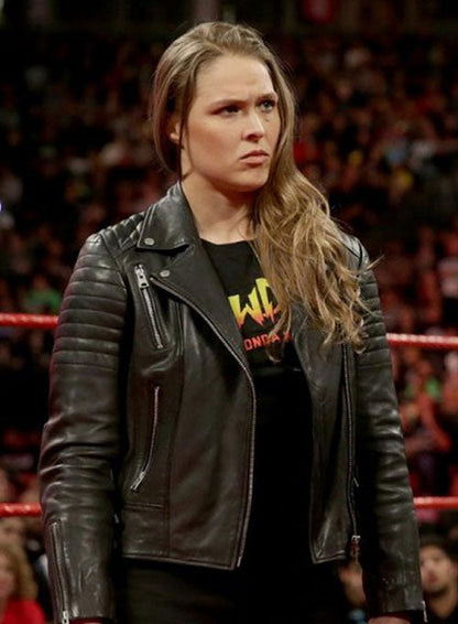 RONDA ROUSEY LEATHER JACKET - Leather Loom