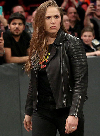 RONDA ROUSEY LEATHER JACKET - Leather Loom