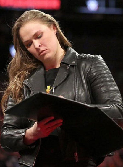 RONDA ROUSEY LEATHER JACKET - Leather Loom