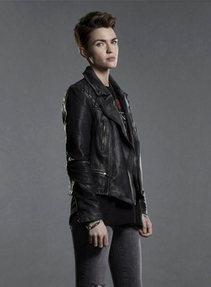 RUBY ROSE BATWOMAN LEATHER JACKET - Leather Loom