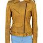 Women Distressed Brown Jacket - Leather Loom